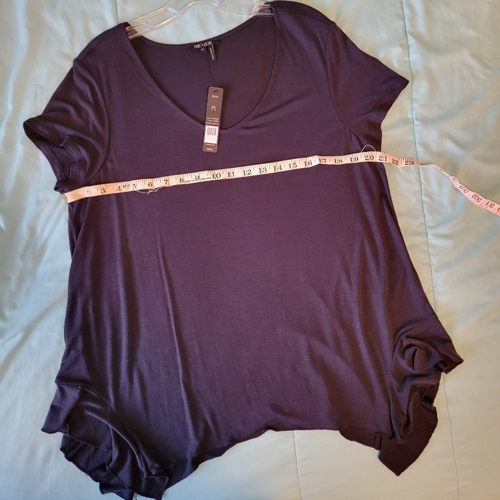 Nic & Zoe Boardwalk Ruffle Hem Top - Picture 5 of 12